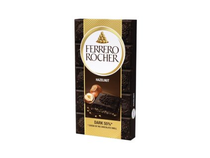 Čokoláda Ferrero Rocher s orieškami, horká 90g
