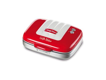 Vaflovač Ariete Party Time Waffle Maker 1973, červený
