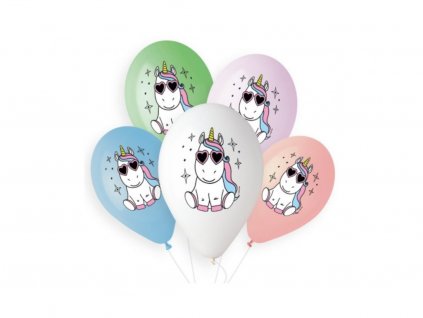 Balóniky Unicorn (5ks) 33cm