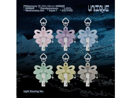 p1harmony 9th mini album unique light keyring ver limited