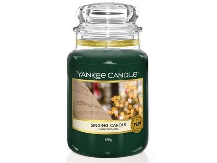 VONNÁ SVÍČKA YANKEE CANDLE SINGING CAROLS CLASSIC VELKÝ