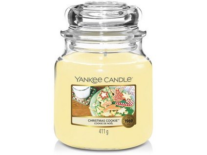 VONNÁ SVÍČKA YANKEE CANDLE CHRISTMAS COOKIE CLASSIC STŘEDNÍ