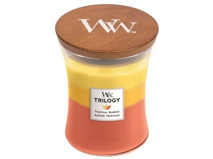 WoodWick Trilogy Tropical Sunrise svíčka střední