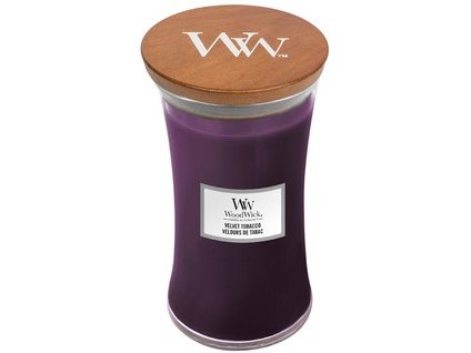 WoodWick Velvet Tobacco svíčka velká