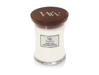 WoodWick Coconut & Tonka váza střední