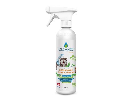 cleanee eko odstranovac skvrn a zapachu po domacich mazliccich 500ml
