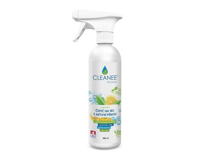 cleanee eko hygienicky cistic wc s aktivni penou s vuni citronu 500ml