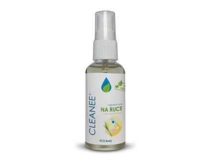 cleanee eko hygienicky sprej na ruce s vuni citronove travy 50 ml