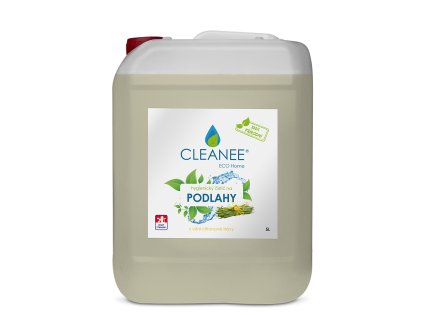 cleanee eko hygienicky cistic na podlahy s vuni citronove travy 5l