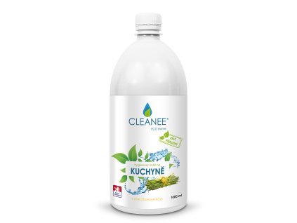 cleanee eko hygienicky cistic na kuchyne citronova trava 1l