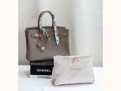 Výplně do Hermés Birkin (Velikost 25, Barva Rudá)