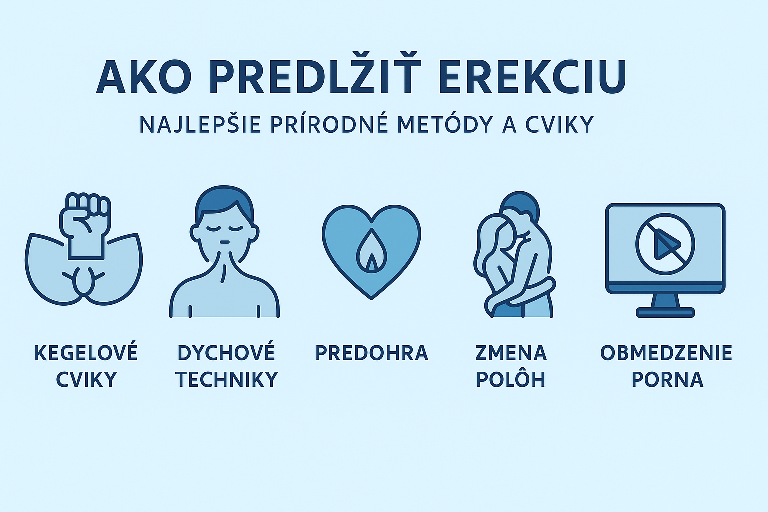 predlženie erekcie - metody a tipy