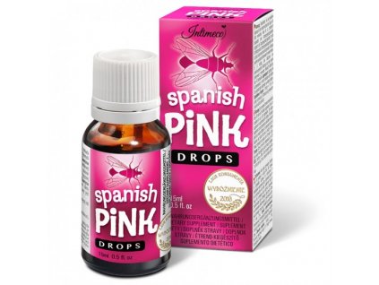 hiszpanska mucha intimeco spanish pink drops 15ml afrodiziakum španielske mušky