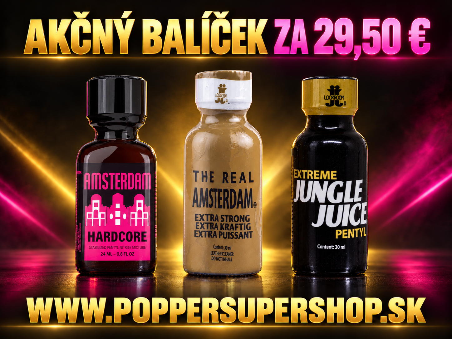 Poppers balíčky – Akcia