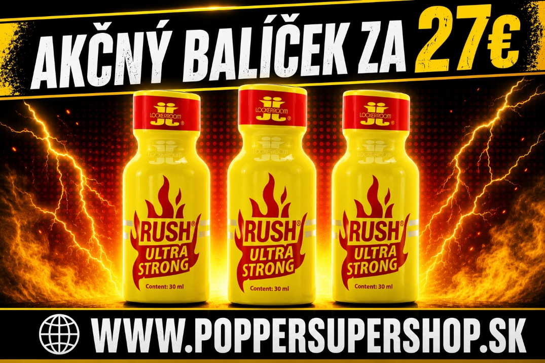 Výhodné balíčky poppers za najlepšie ceny