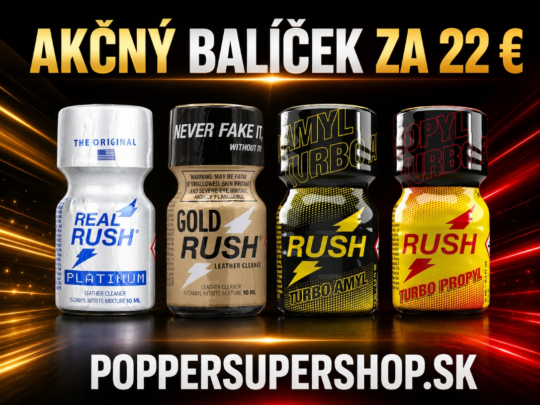 Výhodné balíčky poppers za najlepšie ceny