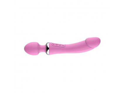 dildo wand double head 22 x 35 cm pink