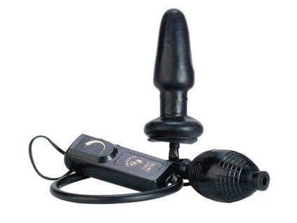 plug gonflable et vibrant 10 x 39 cm