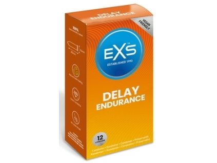 Kondómy EXS s oneskorenou výdržou 53 mm – 12 ks