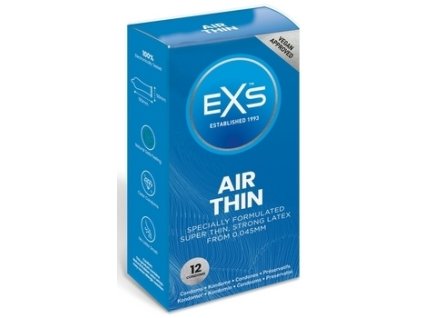 Kondómy EXS Air Thin 56 mm – 12 ks
