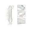 Priehľadný návlek na penis Performance Maxx 18 × 5 cm – Calexotics