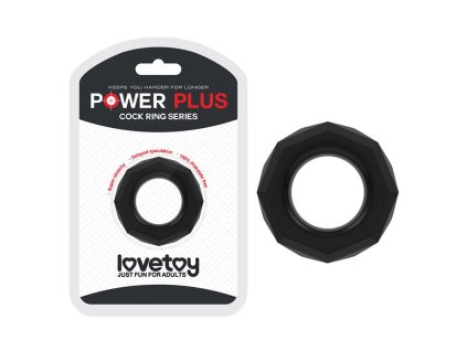 6 penis ring power plus black