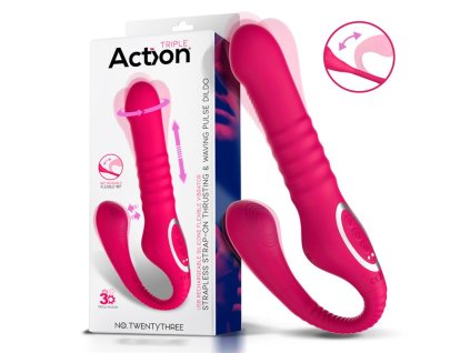 1 no twentythree double vibe pulsation and thrusting flexible 180
