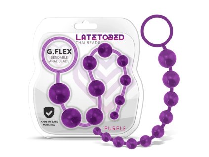 G.Flex Bendable Thai Anal Beads Purple