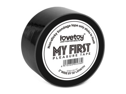 Bondážní páska nelepivá, černá