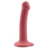 3 bouncy liquid silicone dildo hiper flexible 75 19 cm size l burgundy