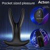 10 pinsy expandable butt plug with remote control
