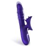4 no fourteen telescopic undulating vibe with high frequency tongue liquid silicone usb