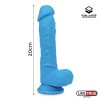 8 realistic dildo liquid silicone dual layer 8 blue