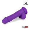 7 realistic dildo liquid silicone dual layer 8 purple