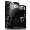 7 breathable gag ball sapphire vegan leather
