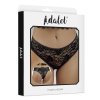 4 camila open crotch panties with floral lace