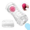 4 black hole ball rolling masturbator cup pink