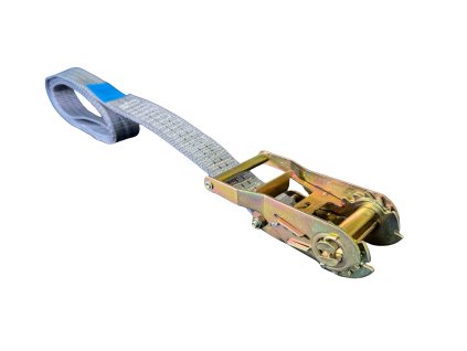 Jednodílný upínací popruh 2t  barva šedá šíře 35mm