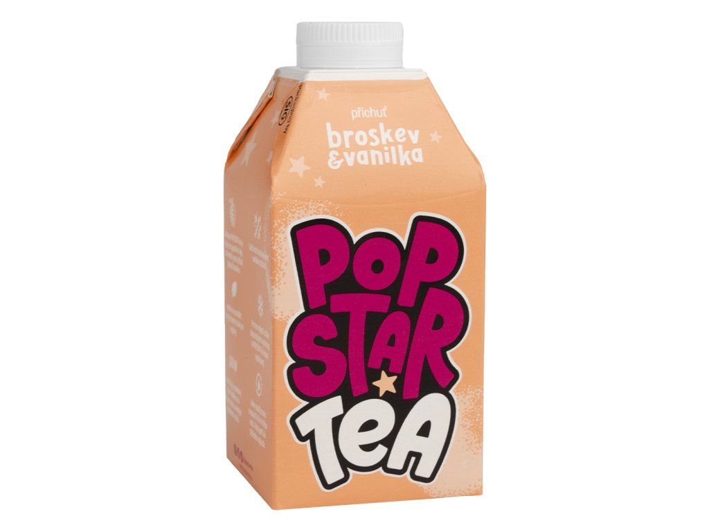 Broskev Vanilka 8x500 Ml POPSTAR Tea broskev-vanilka-8x500-ml-popstar-tea