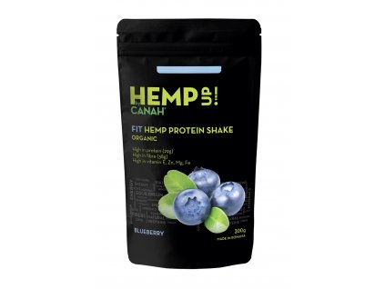 Proteinový shake Hemp Up borůvka