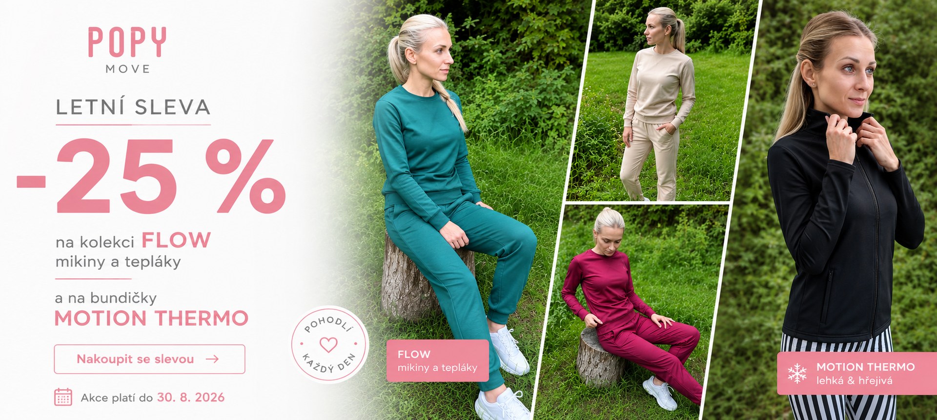 Sleva 25 % – FLOW & Motion Thermo
