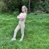 MIKINA FLOW NUDE