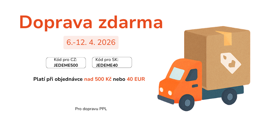 DOPRAVA ZDARMA NAD 500 KČ