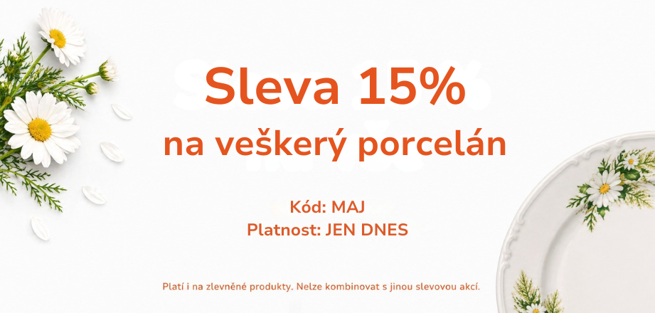 SVÁTEČNÍ SLEVA 15  % NA VŠE