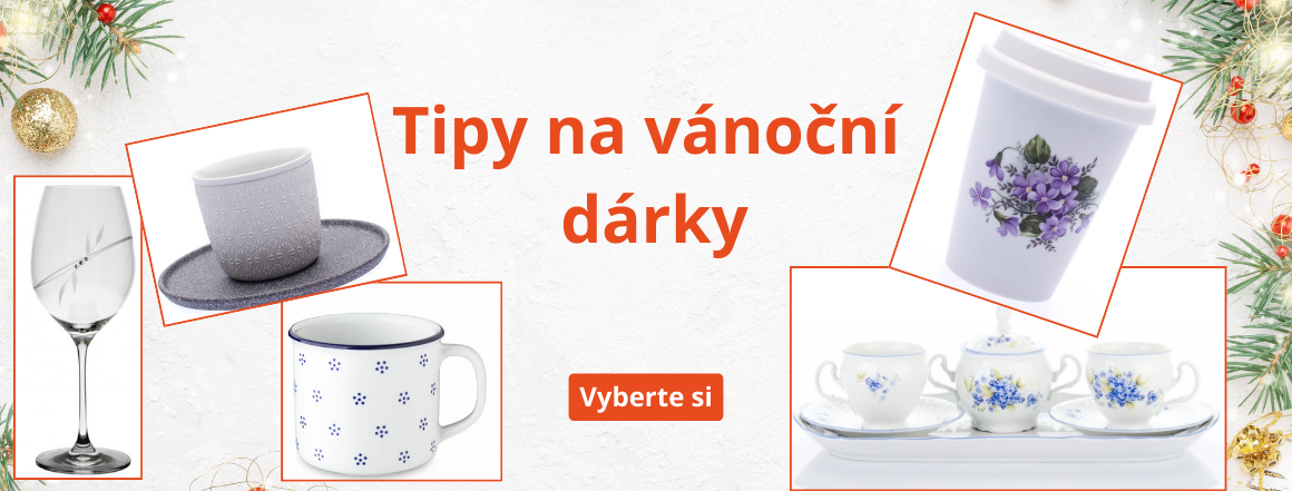 TIPY NA „NETRADIČNÍ“ PORCELÁNOVÉ VÁNOČNÍ DÁRKY