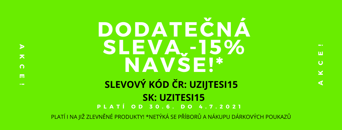 Dodatečná sleva -15 % na porcelán a sklo!