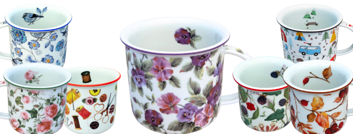 VYBERTE SI SVŮJ IDEÁLNÍ PORCELÁNOVÝ HRNEK A ZAHŘEJTE SE V SYCHRAVÉM PODZIMNÍM POČASÍ