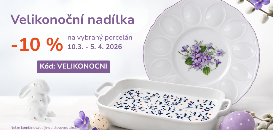 Velikonoční nadílka porcelánu