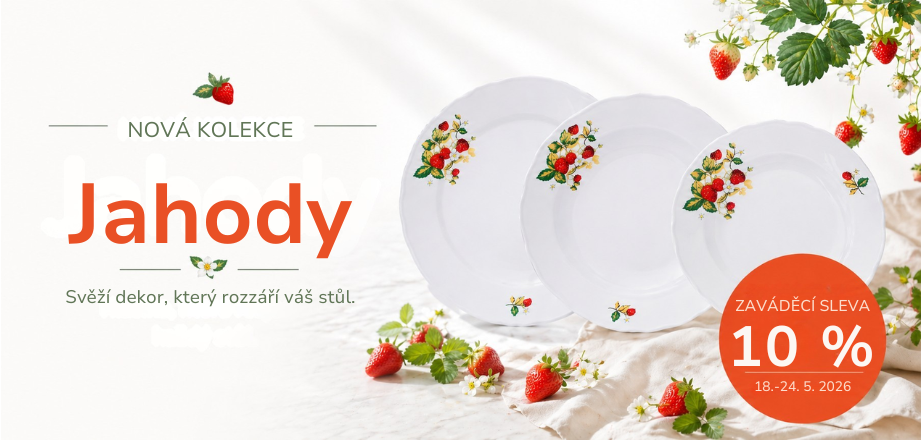 Porcelánová kolekce Jahody