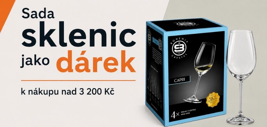 Skleničky zdarma k českému porcelánu